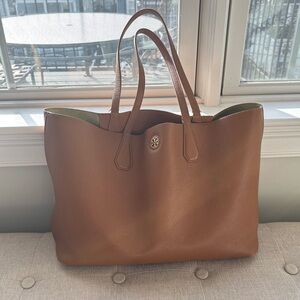 Tory Burch Brown Leather Tote